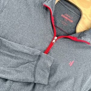 Johnnie-O Prep Performance Golf Jacket Men 2XL Gray 1/4 Zip Lightweight Pullover
